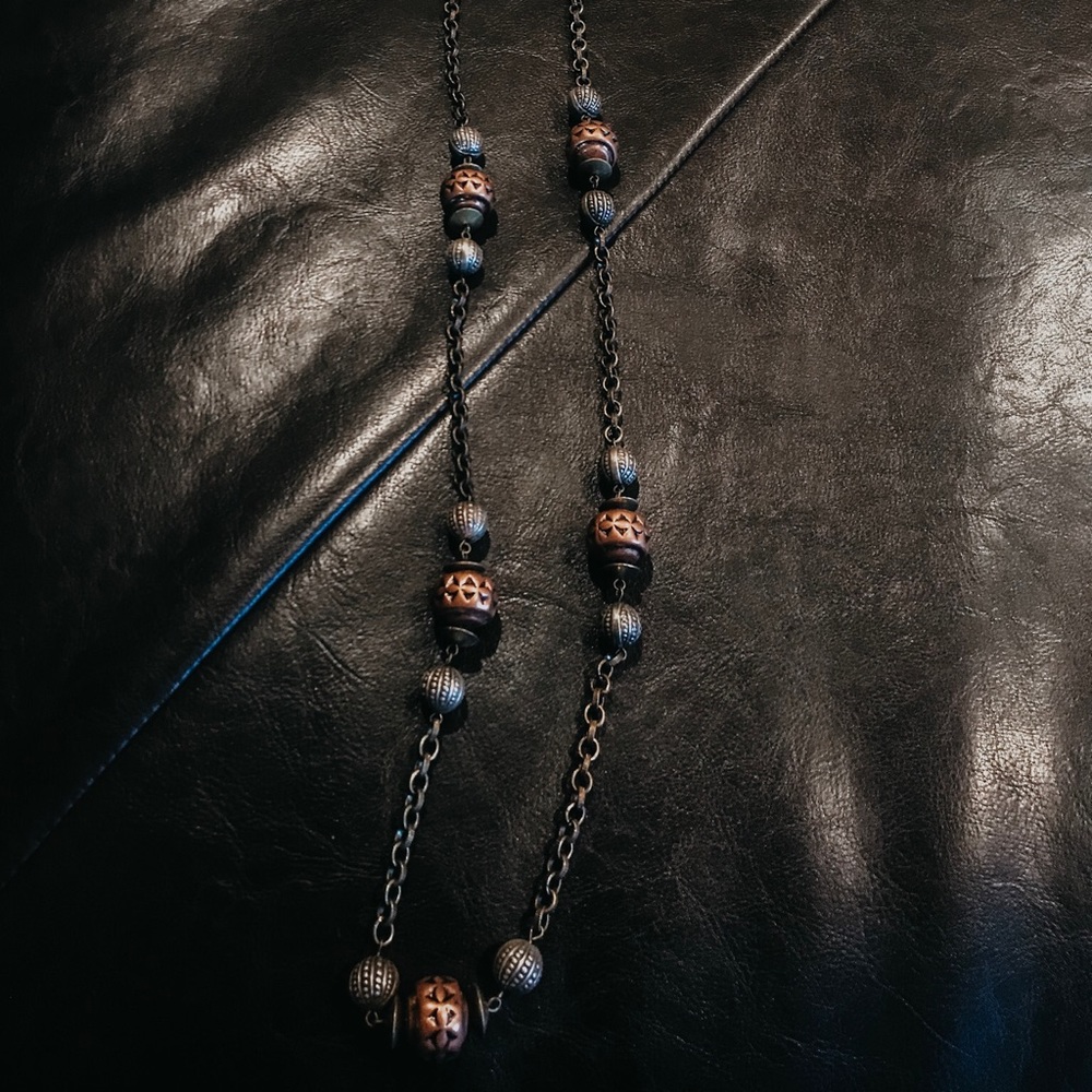 long vintage necklace